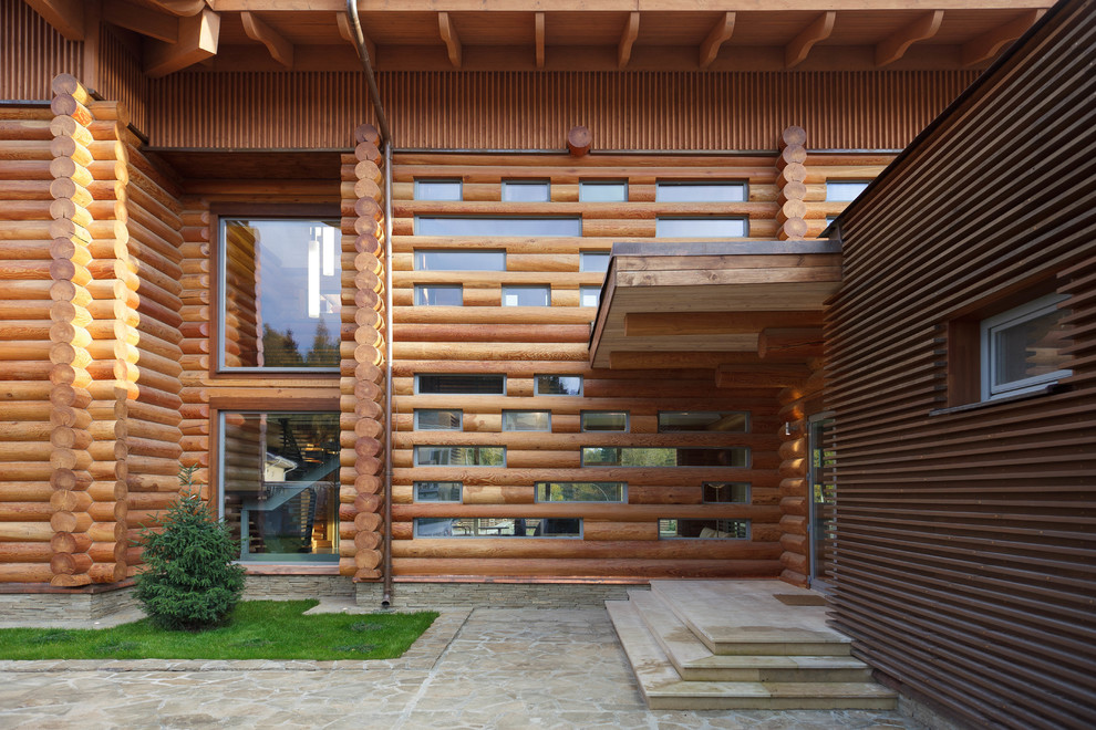 Современный деревянный дом "Locomotion"