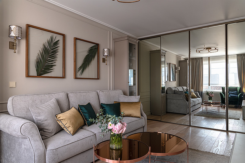 Интерьер гостиной для заслуженной артистки России Анны Фроловцевой