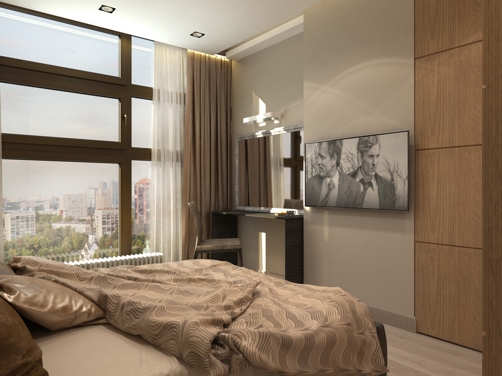 Легкий лофт для молодой пары