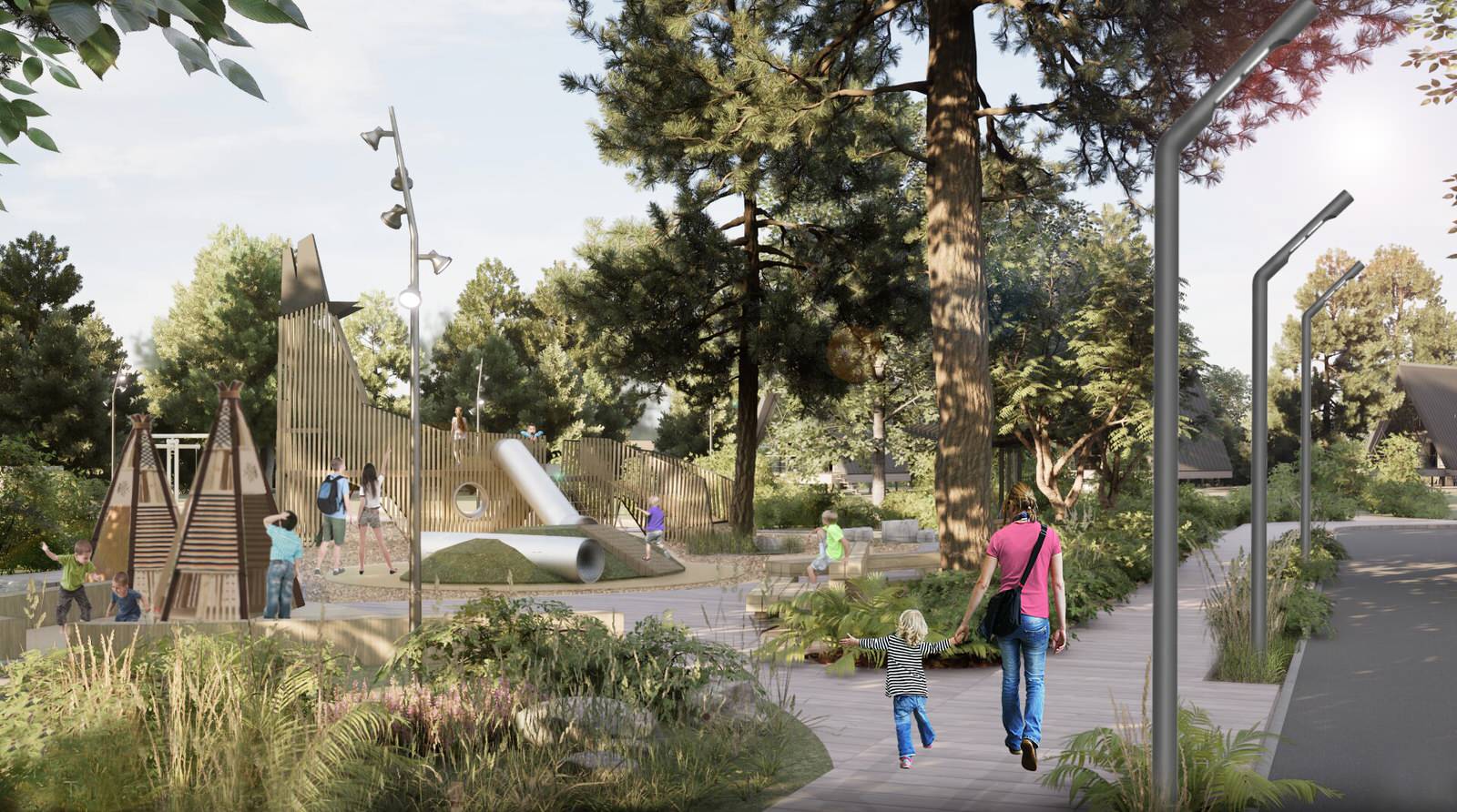 Разработка проекта парка отдыха в Сибири