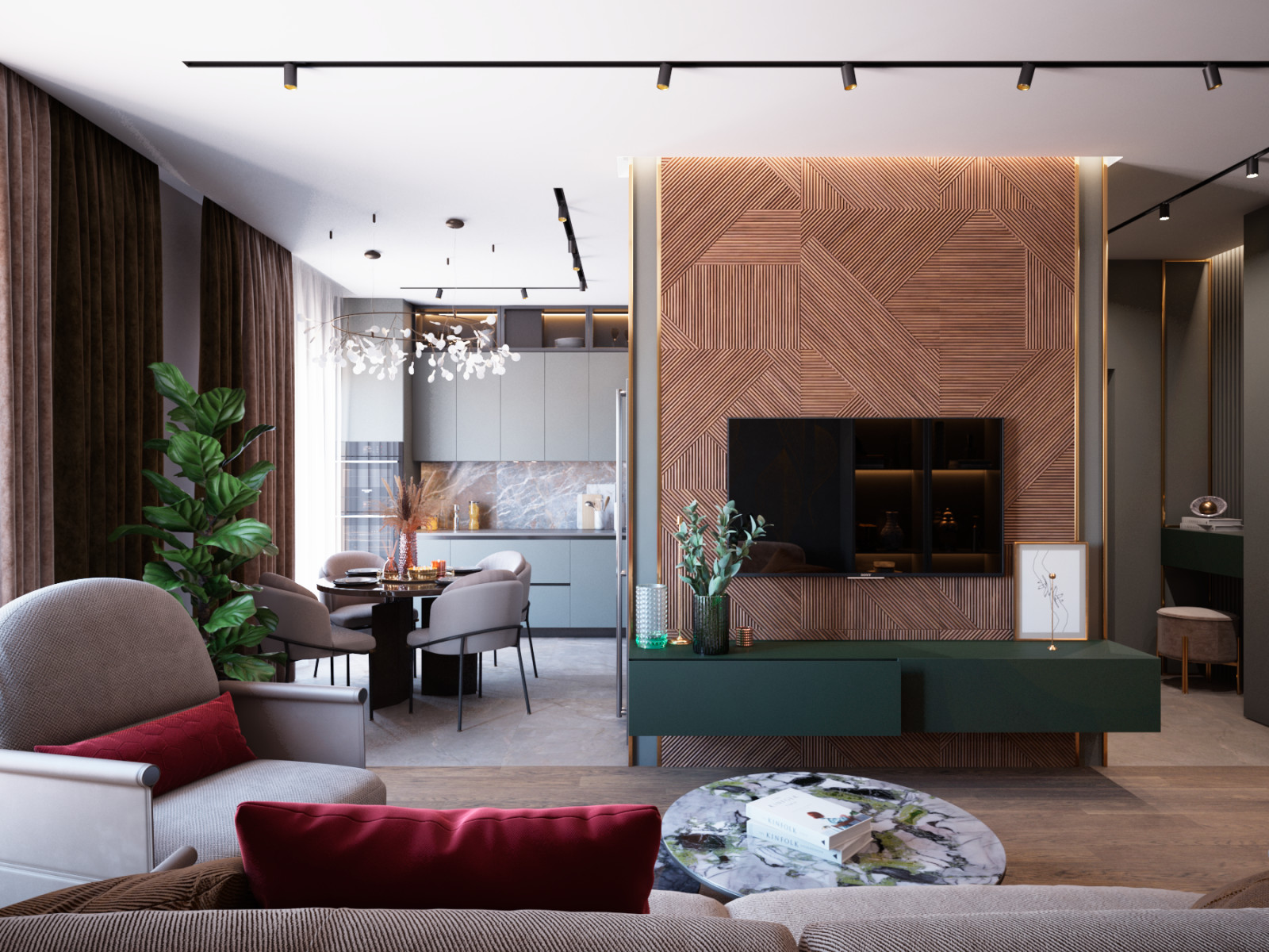 Дизайн квартиры в жк Пирс