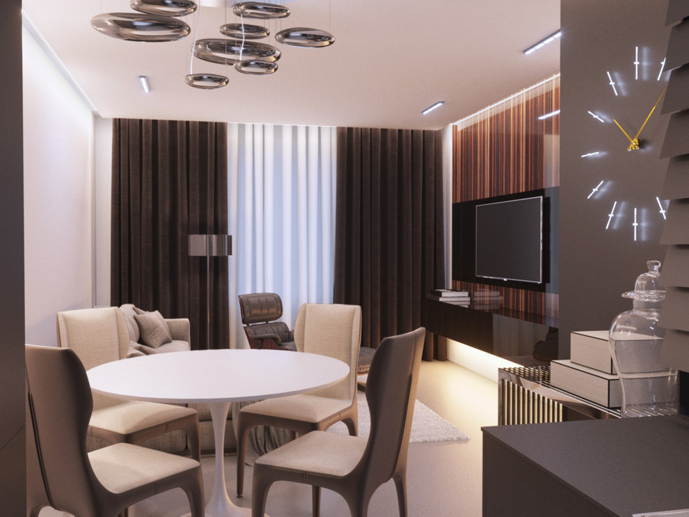 Интерьер квартиры в  ЖК "Дом на Фрунзенской". Санкт-Петербург