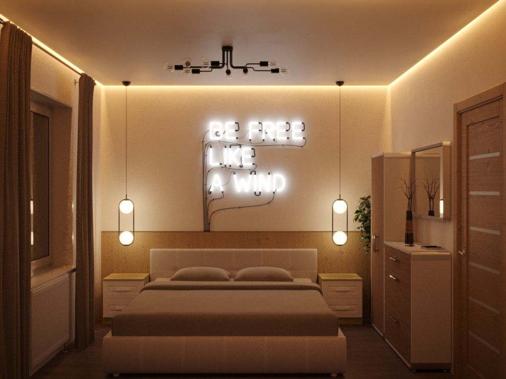 Дизайн-проект однокомнатной квартиры.