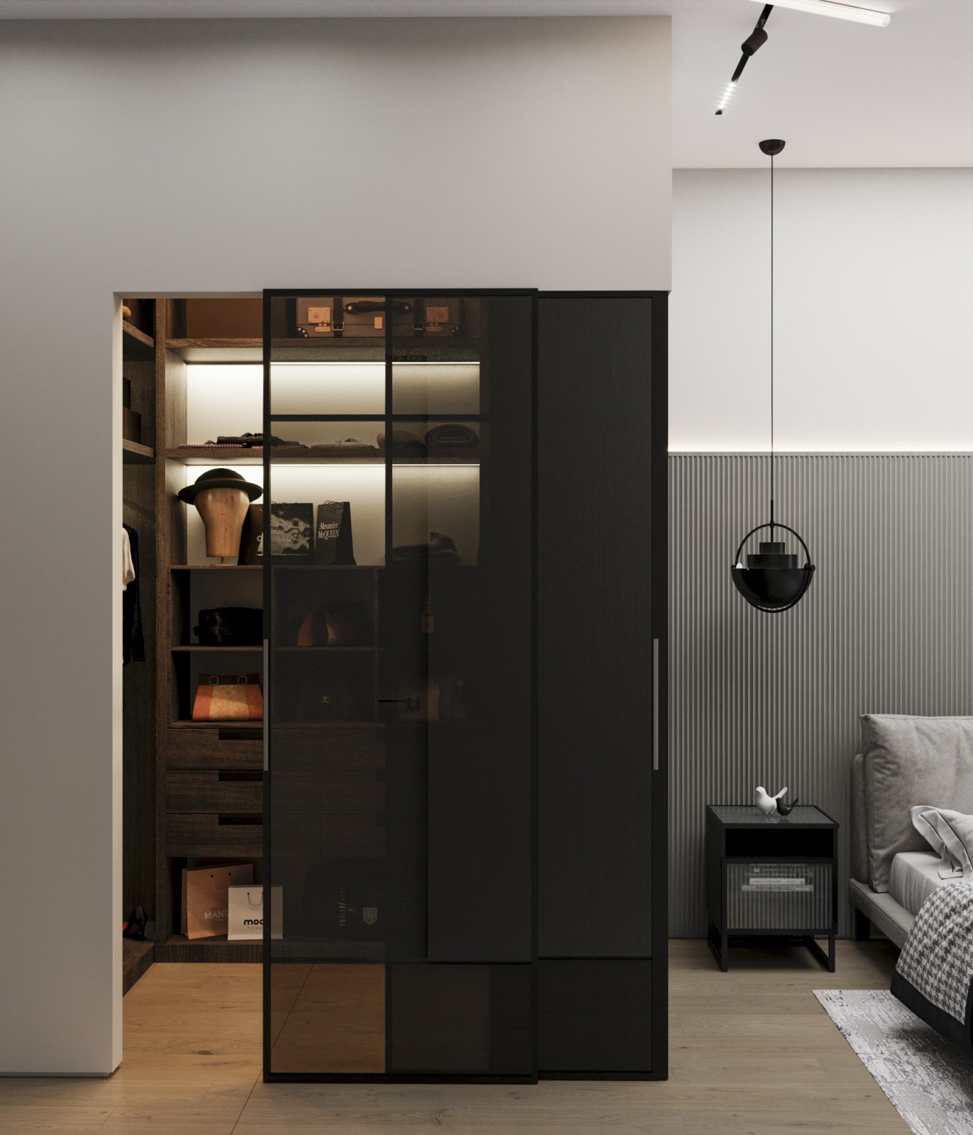 Квартира в серых тонах