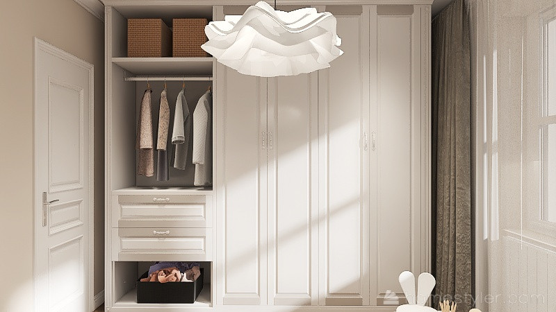 Проект  для молодой семьи в стиле неоклассика