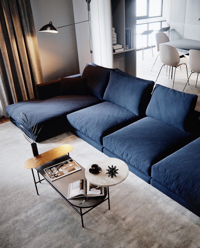 Квартира в темных тонах в ЖК "Республика" г.Киев