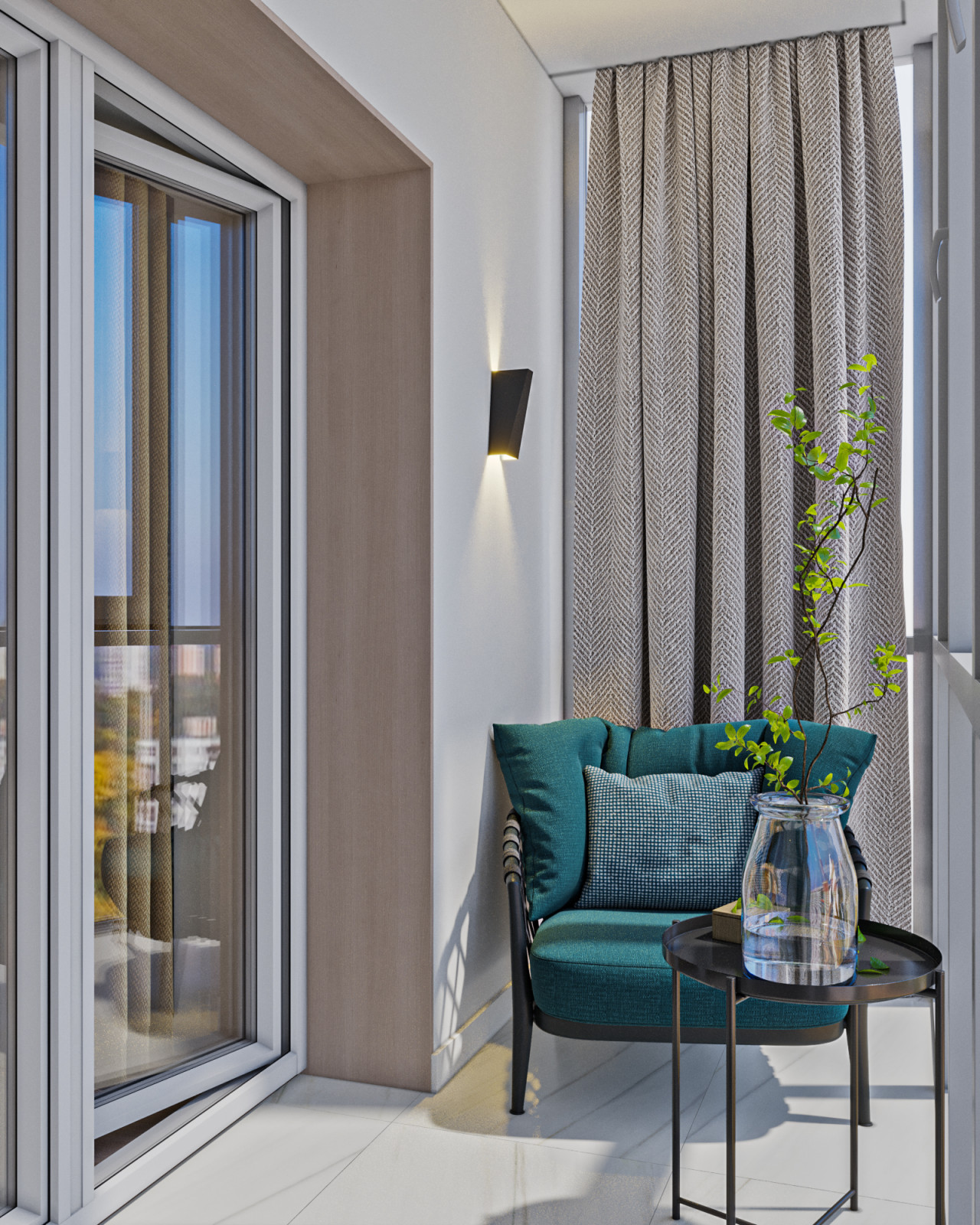 Теплый проект квартиры на севере