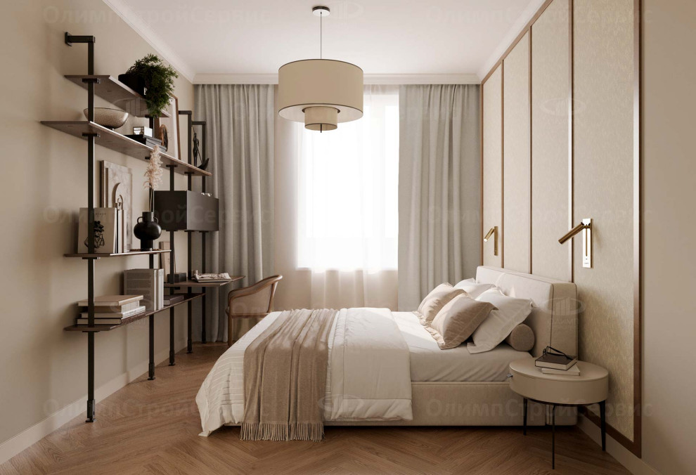 ЖК Румянцево-Парк: дизайн интерьера квартиры 60 кв.м. в современном стиле