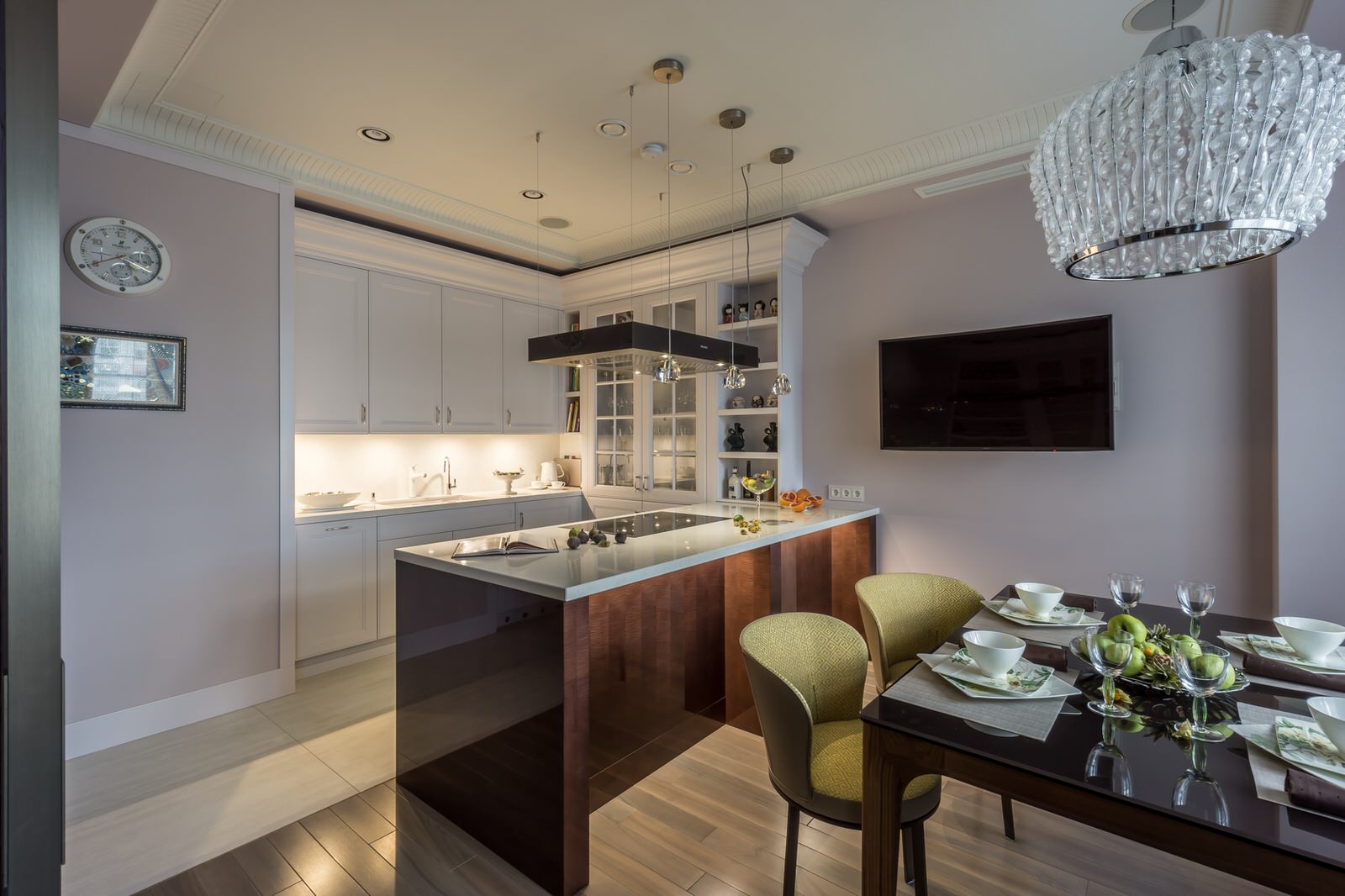 Квартира в современном стиле с элементами арт-деко