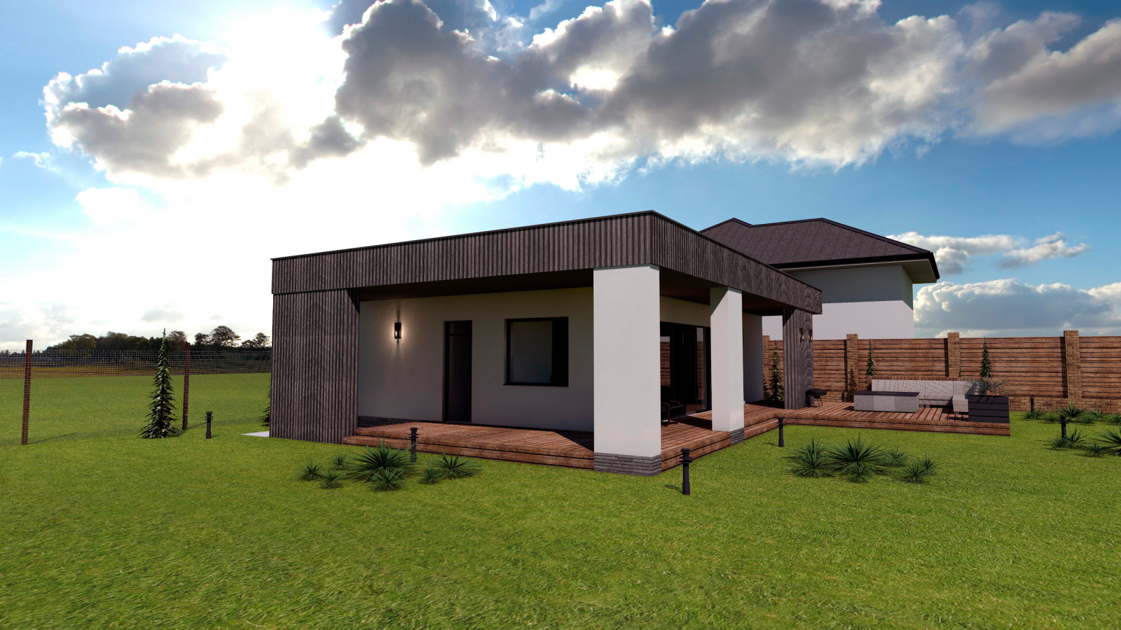 Дизайн-проект экстерьера дома 1