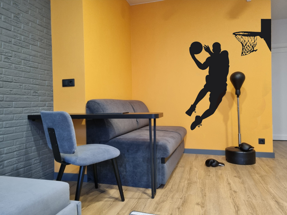 Обложка проекта: комната подростка с элементами лофта