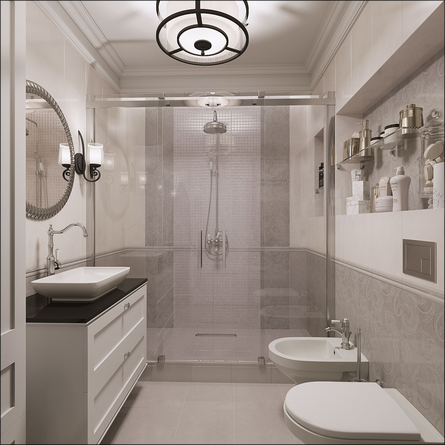 Интерьер квартиры в классическом стиле.