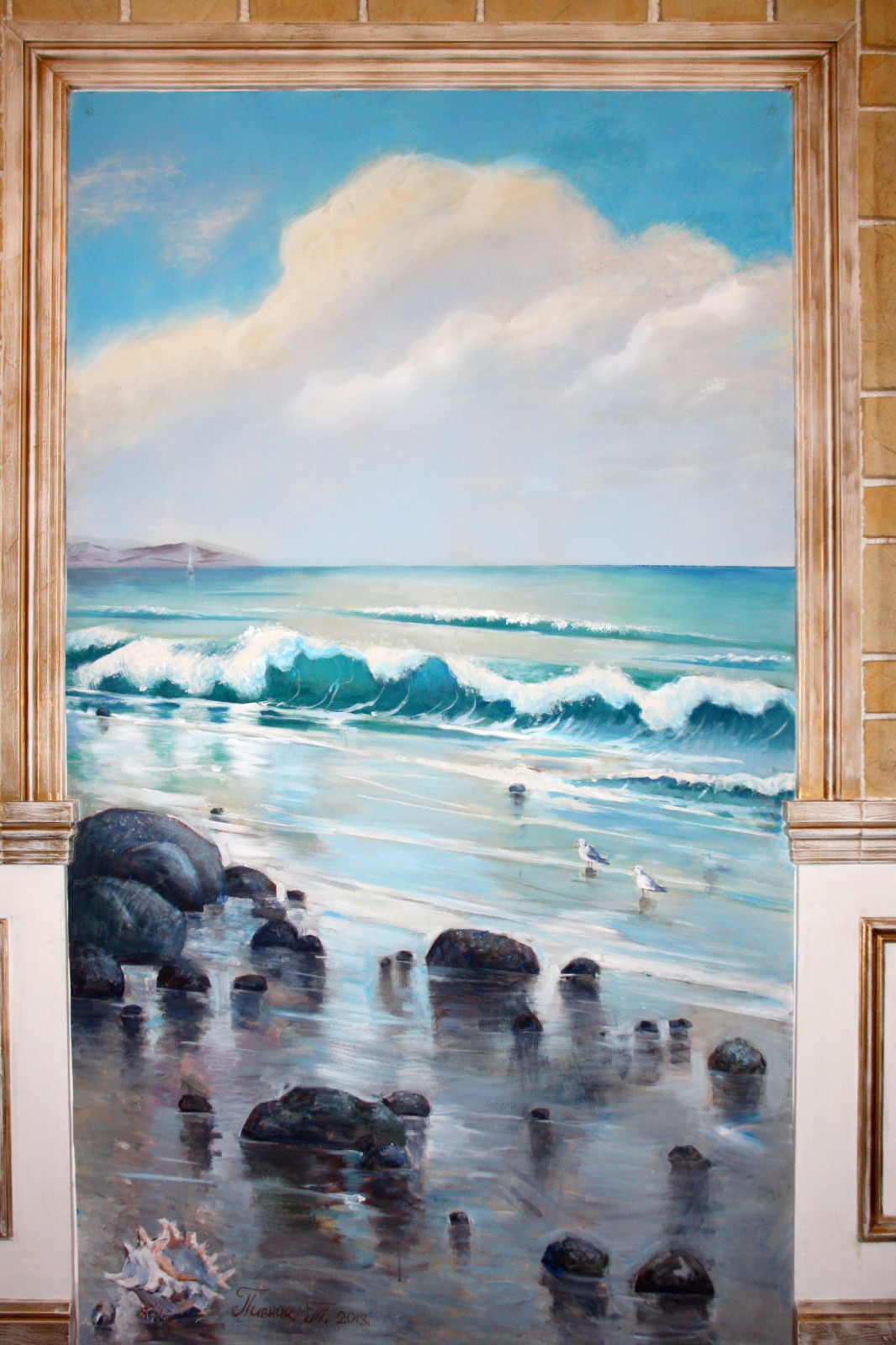 Роспись стен в интерьере