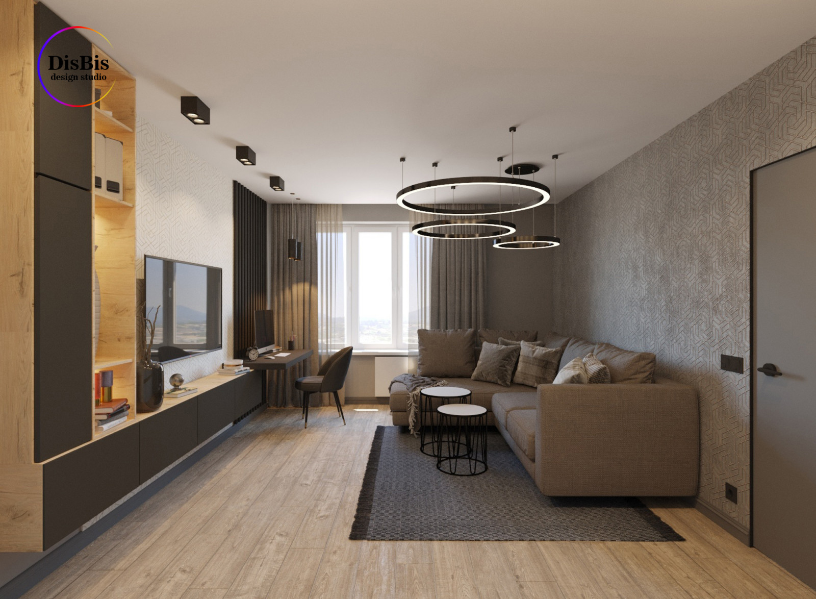 Дизайн-проект в г.Самара , 2-комнатная квартира.