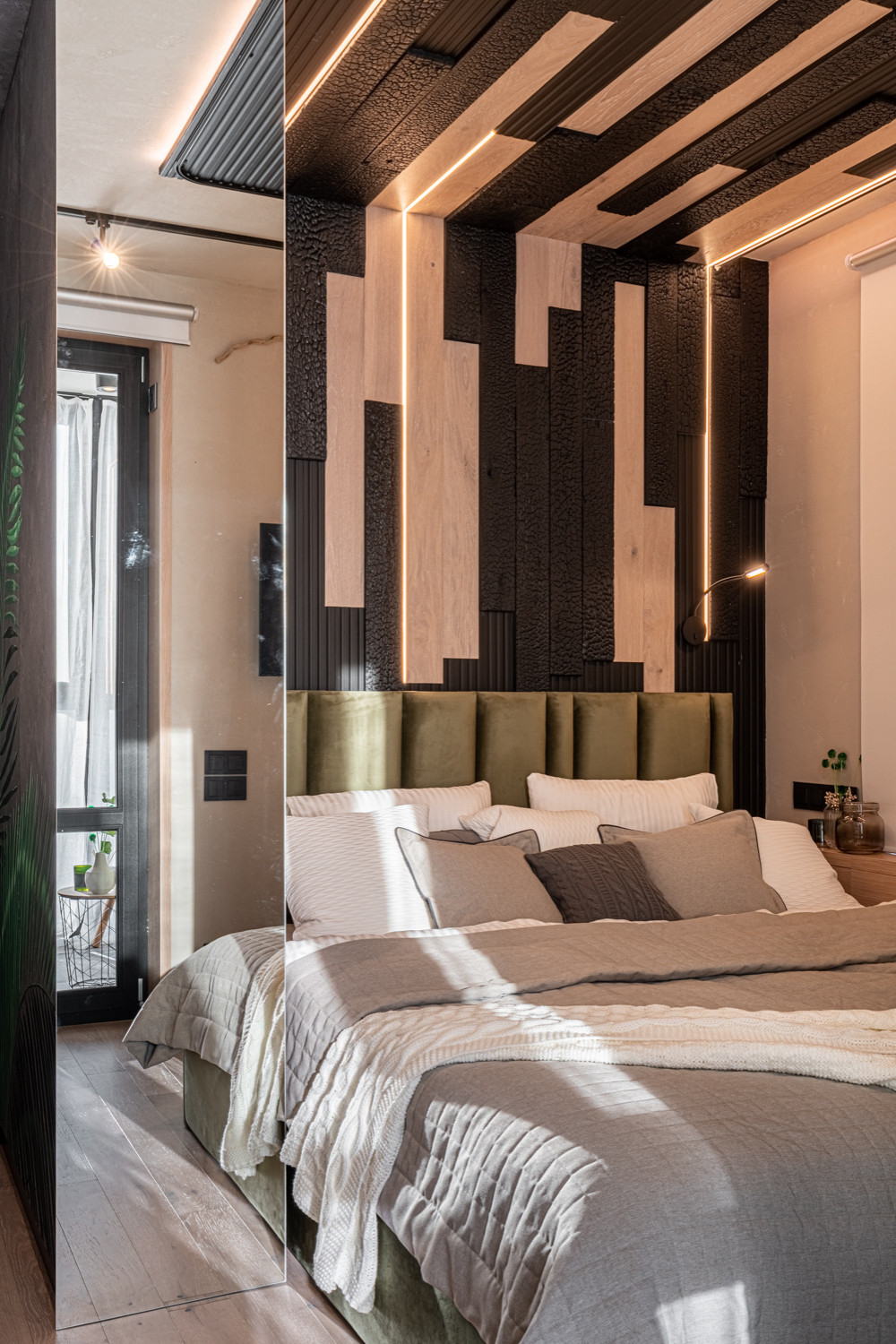 Спальня с видом на Бали