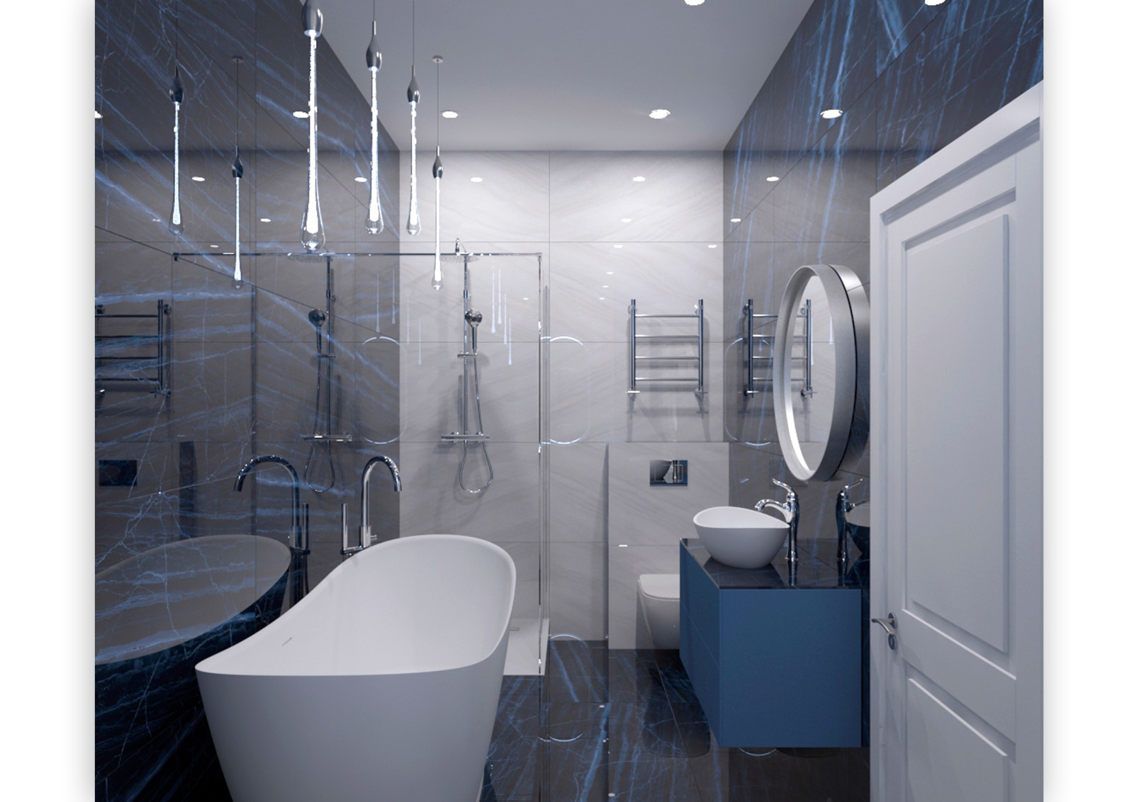 Ванные комнаты.