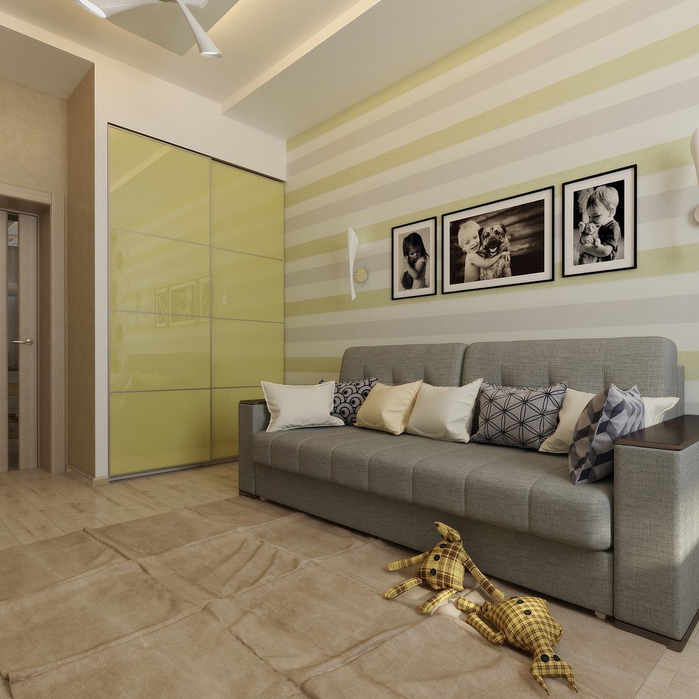 Обложка проекта: Современная квартира с большим круглым диваном