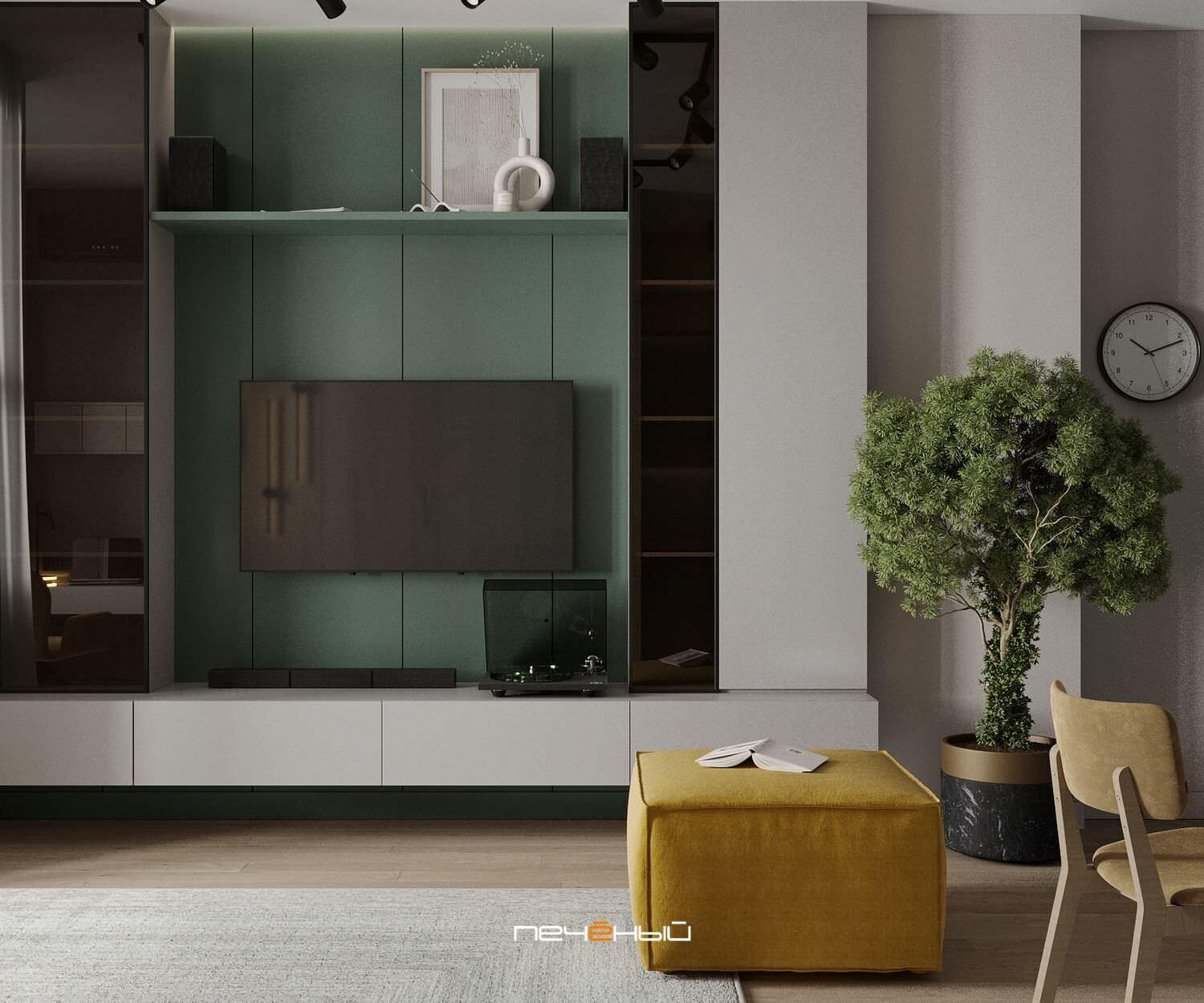 2022 Дизайн 3-комнатной квартиры в ЖК «Скандинавия» в Москве