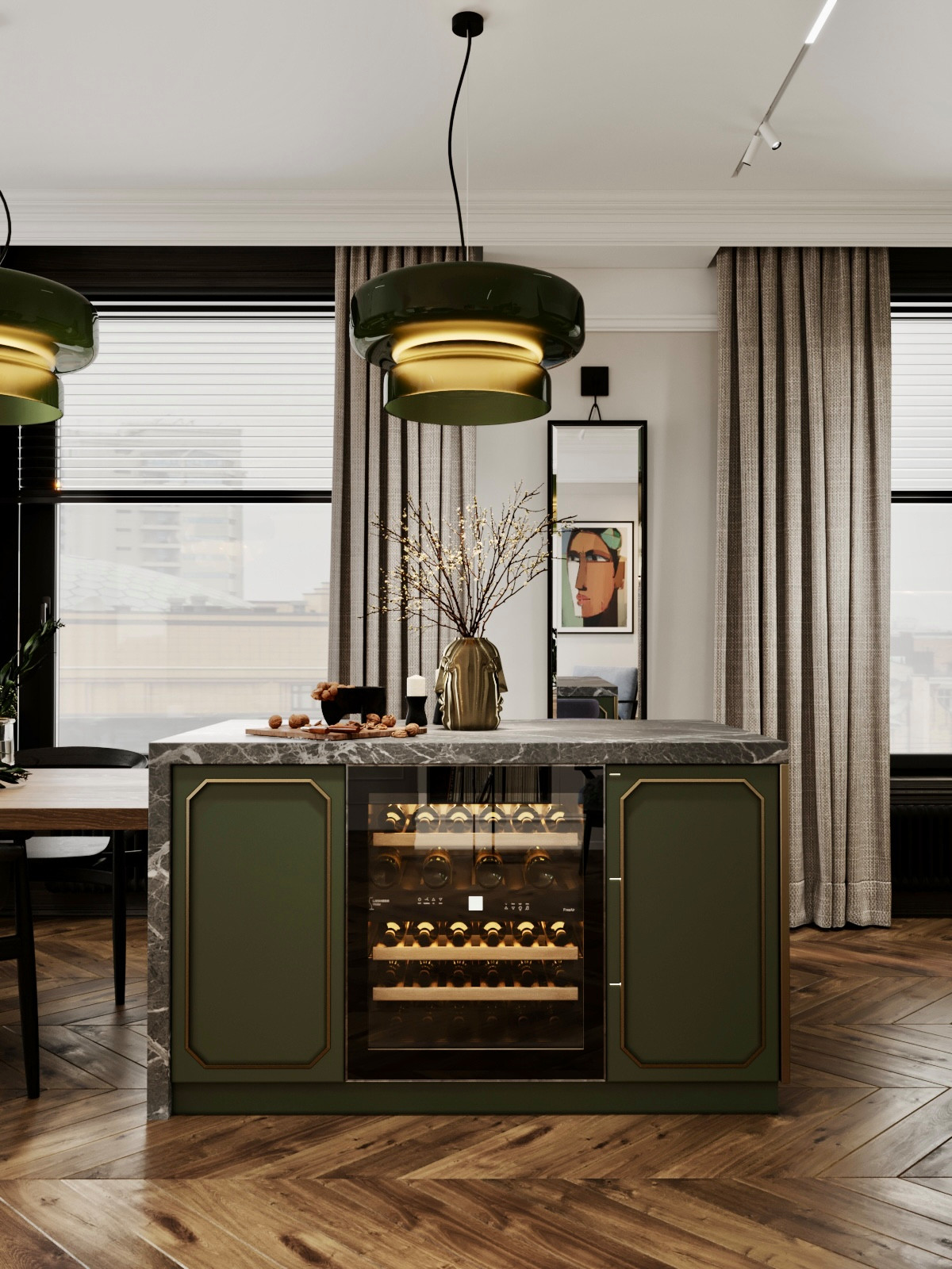 Квартира для сына дизайнера с хорошим вкусом. Вариант 2