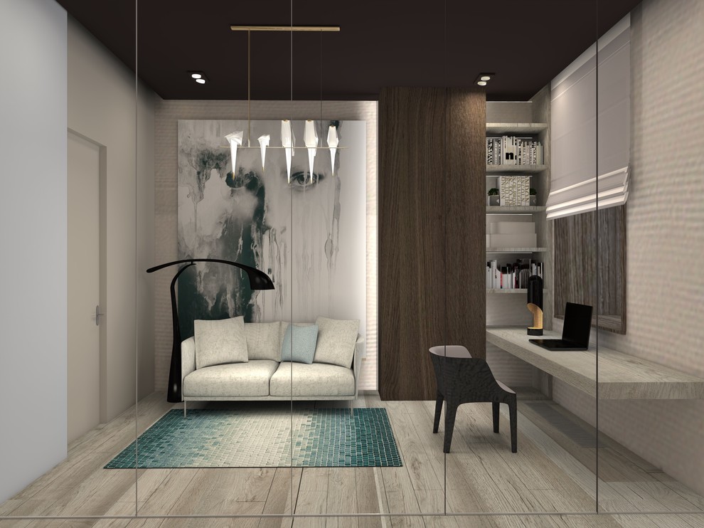 Тишина внутри. Квартира 155,7 кв м в ЖК "Полянка-44"