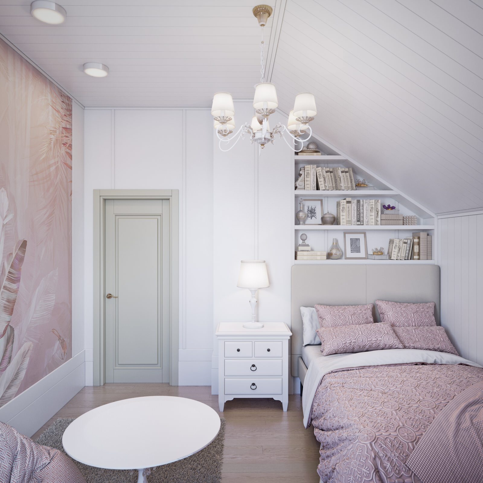 Нежная спальня для девочки в стиле прованс