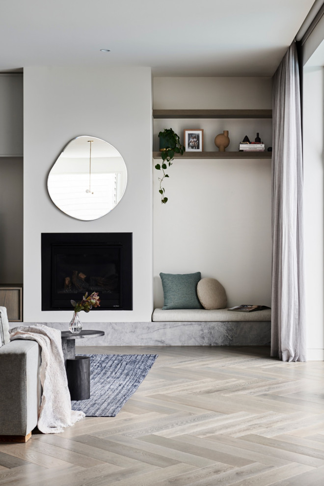 Легкий интерьер в современном доме