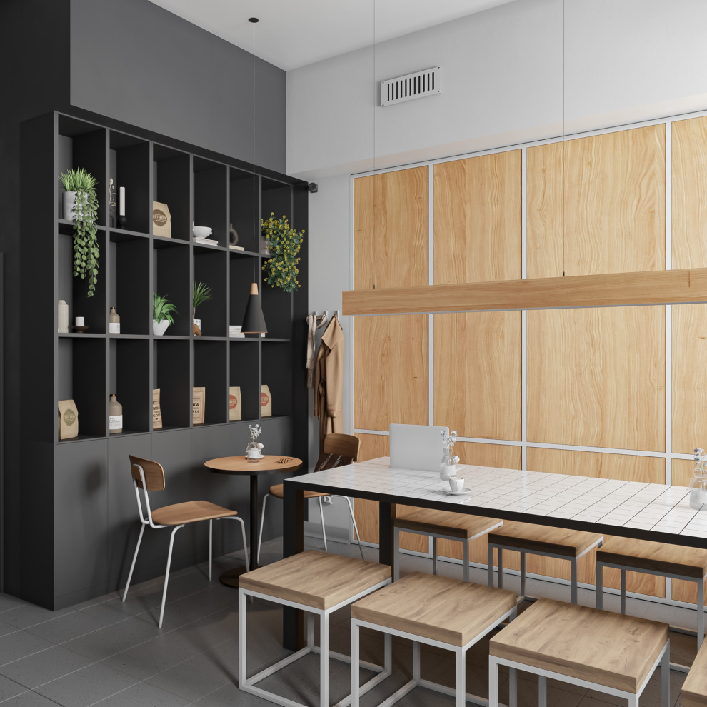 3D-визуализация Кофейни.