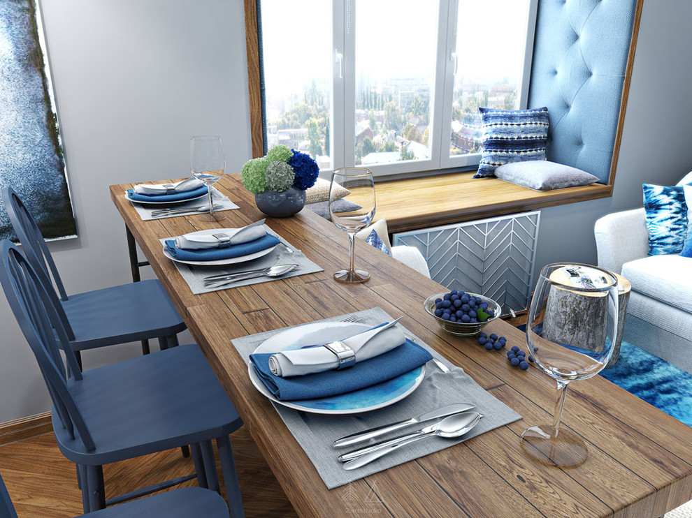 Индиго омбре