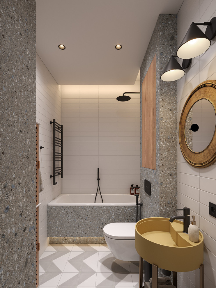 Квартира с зелеными акцентами