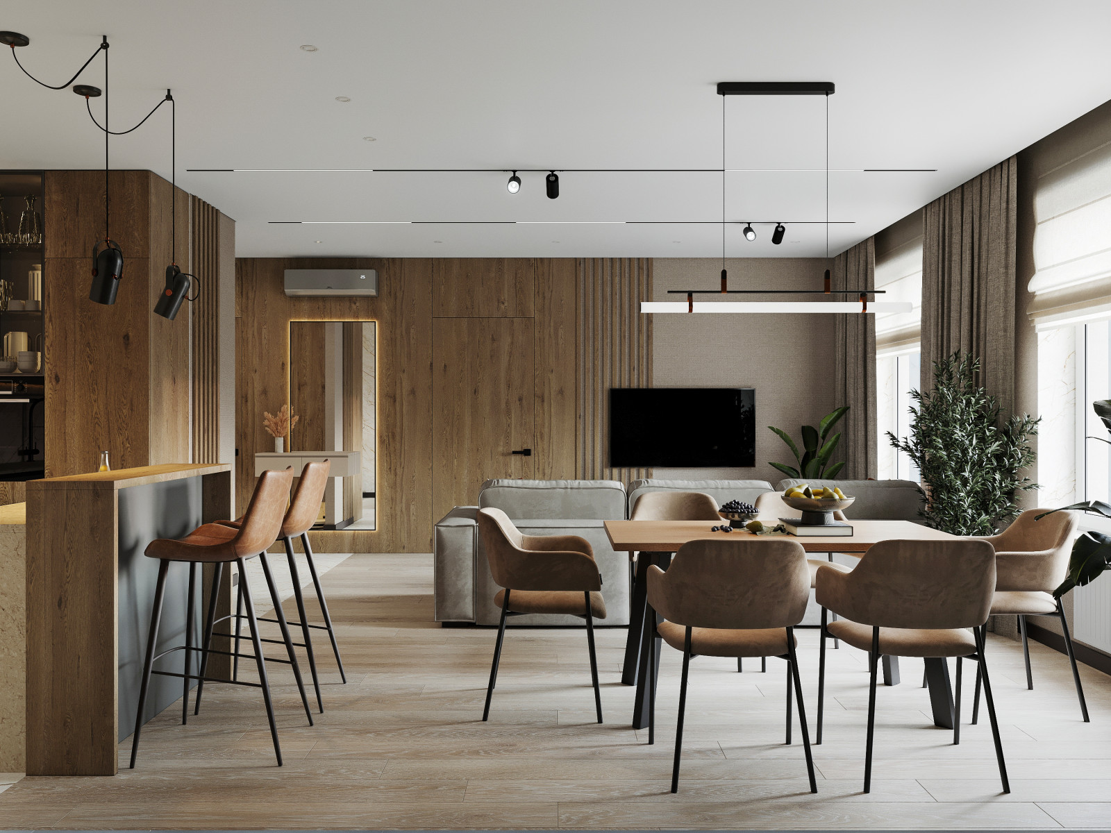 Медовое дерево, двухкомнатная квартира