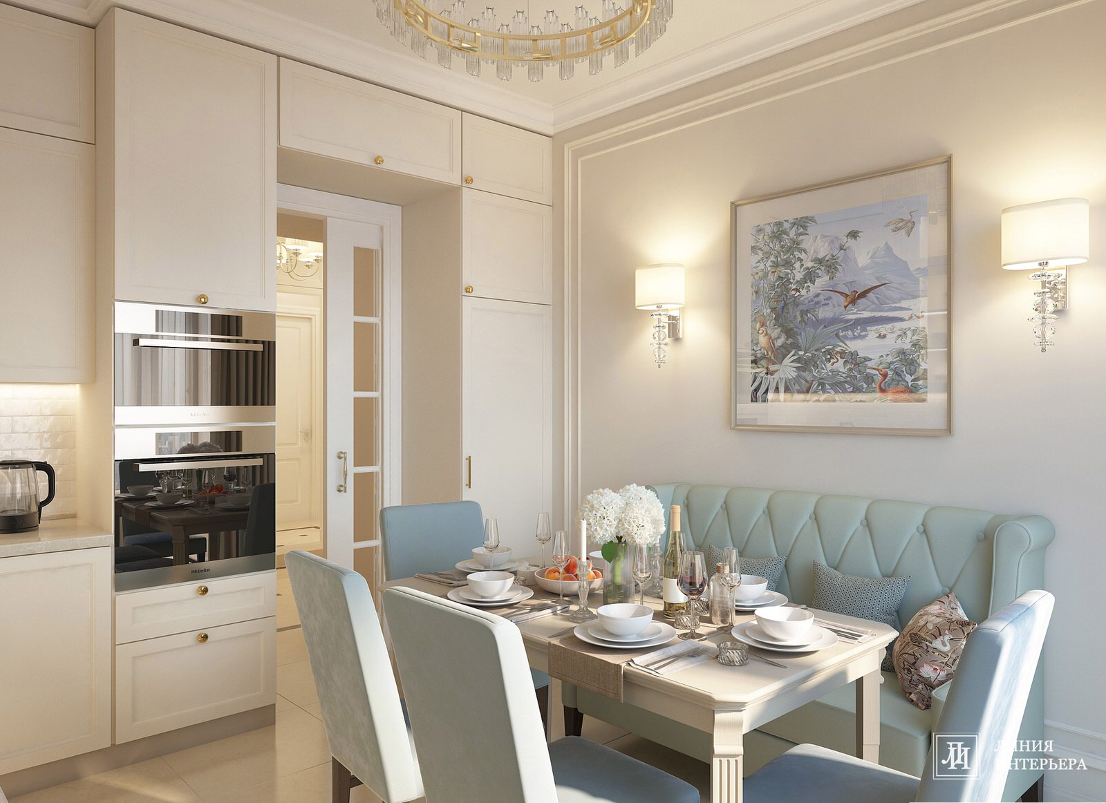 Интерьер квартиры современная классика