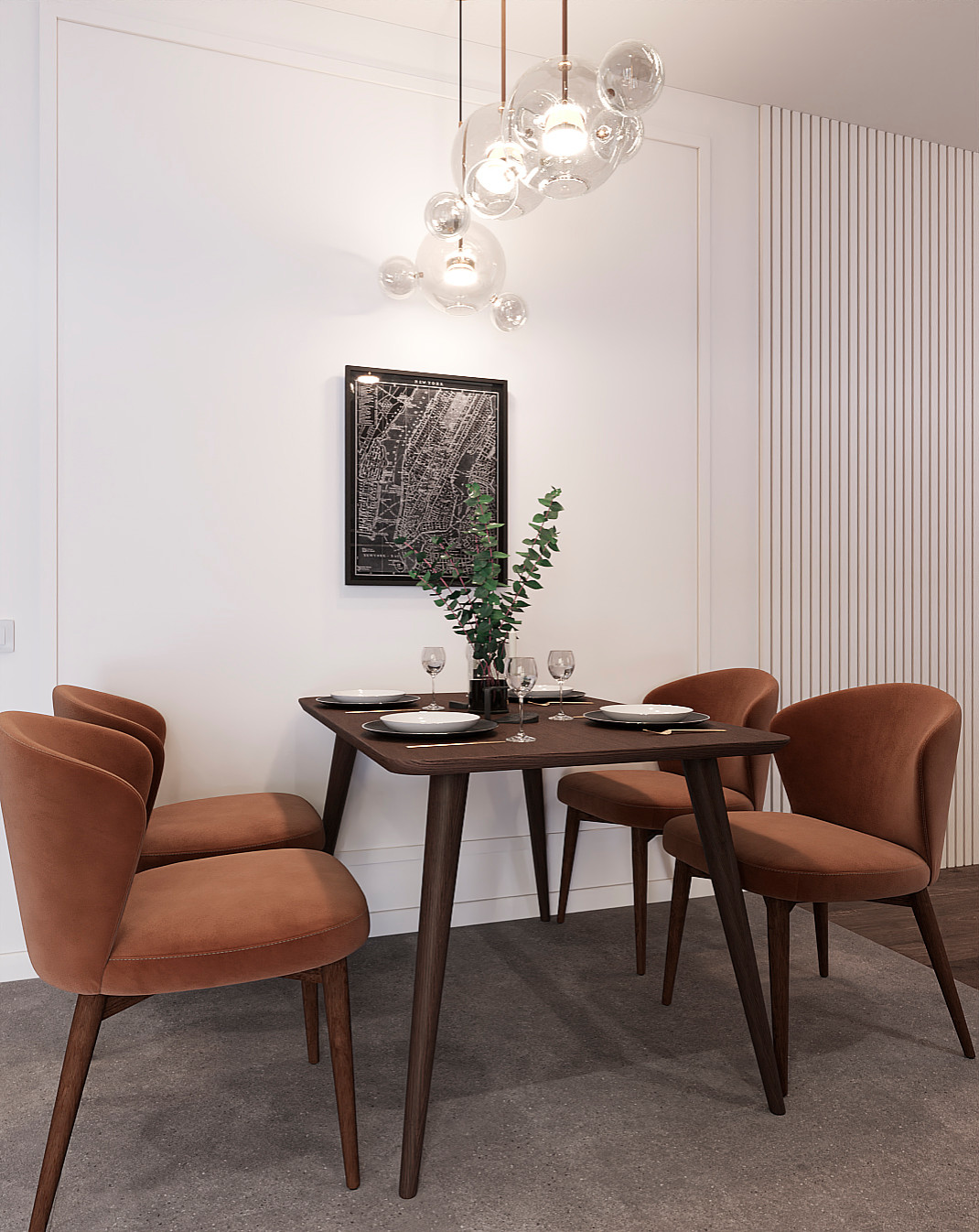 Дизайн-проект двухкомнатной квартиры с кухней-гостиной