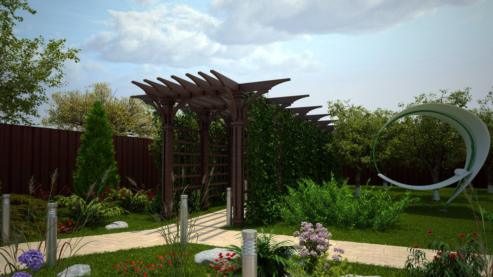 Проект архитектурного решения и благоустройства участка загородного дома