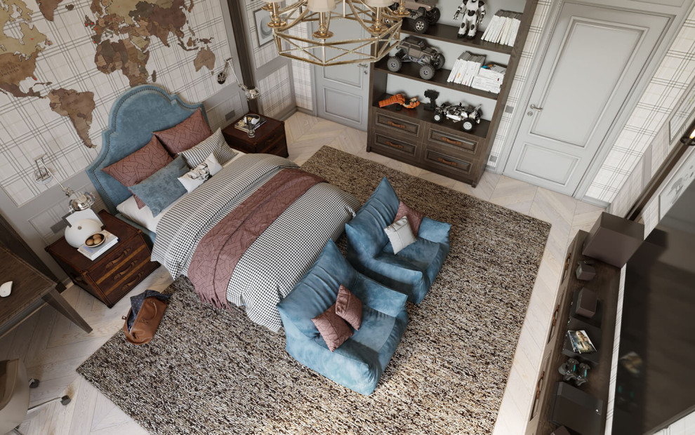 Дизайн интерьера жилого дома. Современная классика.