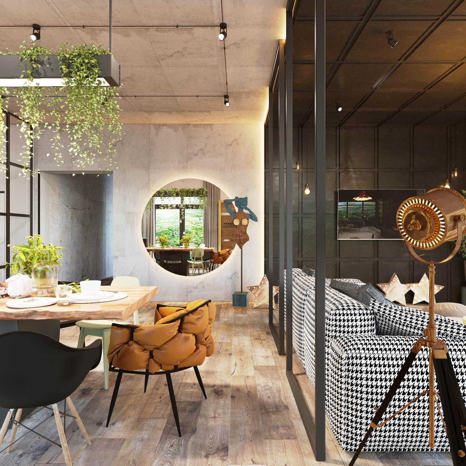 Обложка проекта: кухня-гостиная, спальня дома в КП Первомайский