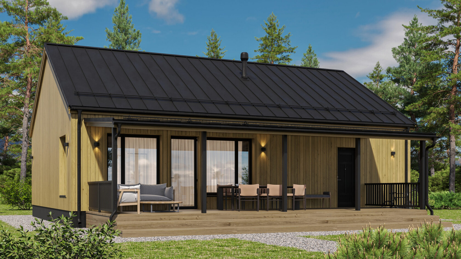 Дом в шведском стиле за 2.5 месяца