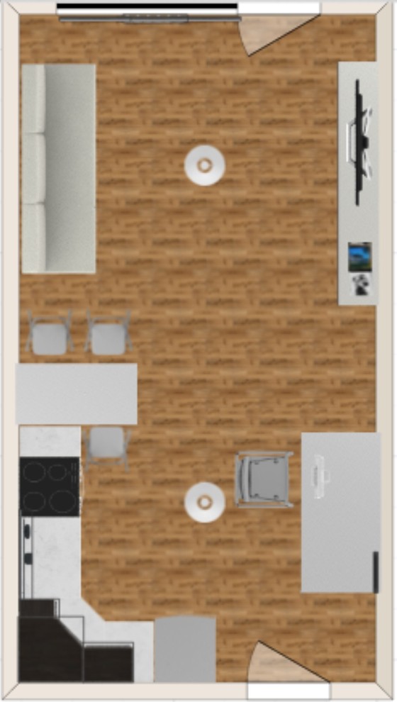 Квартира-студия для сдачи в аренду