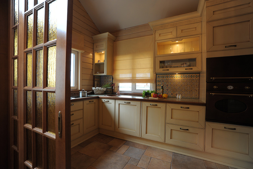 Beam house in French style