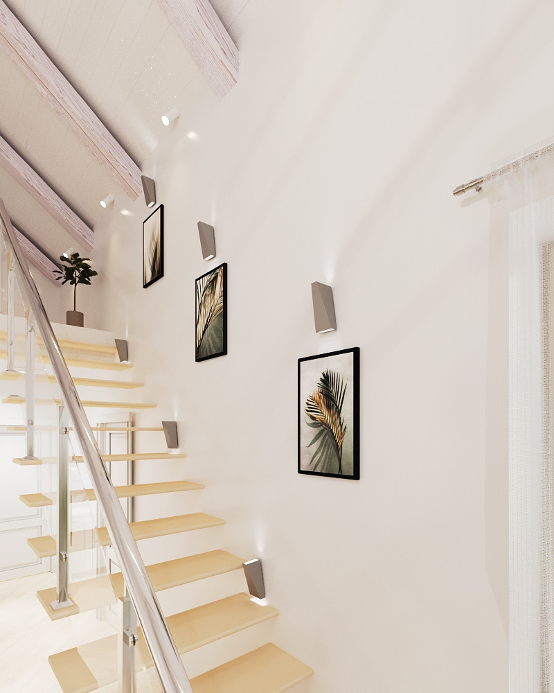 Загородный дом: кухня-гостиная