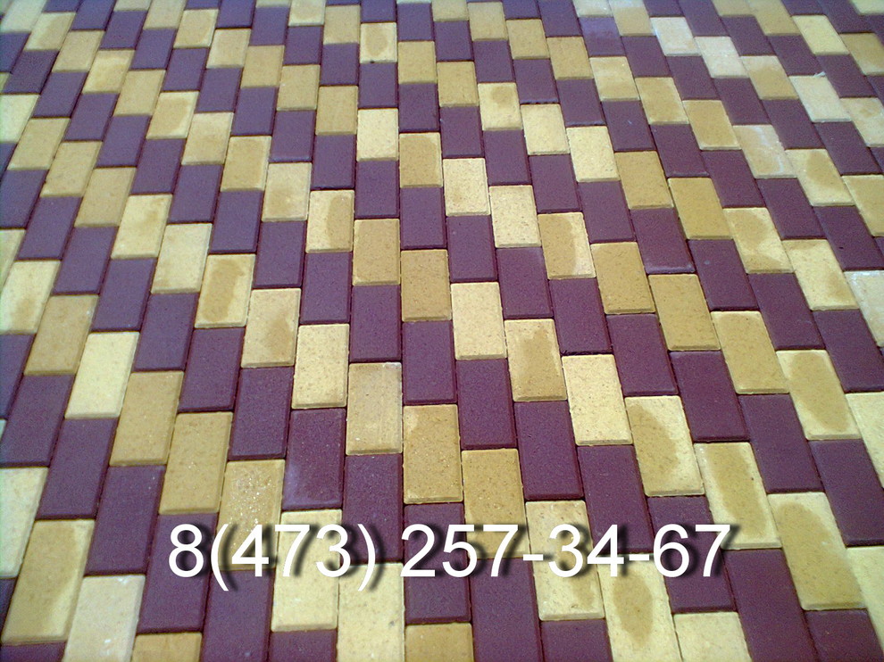 Укладка тротуарной плитки фото