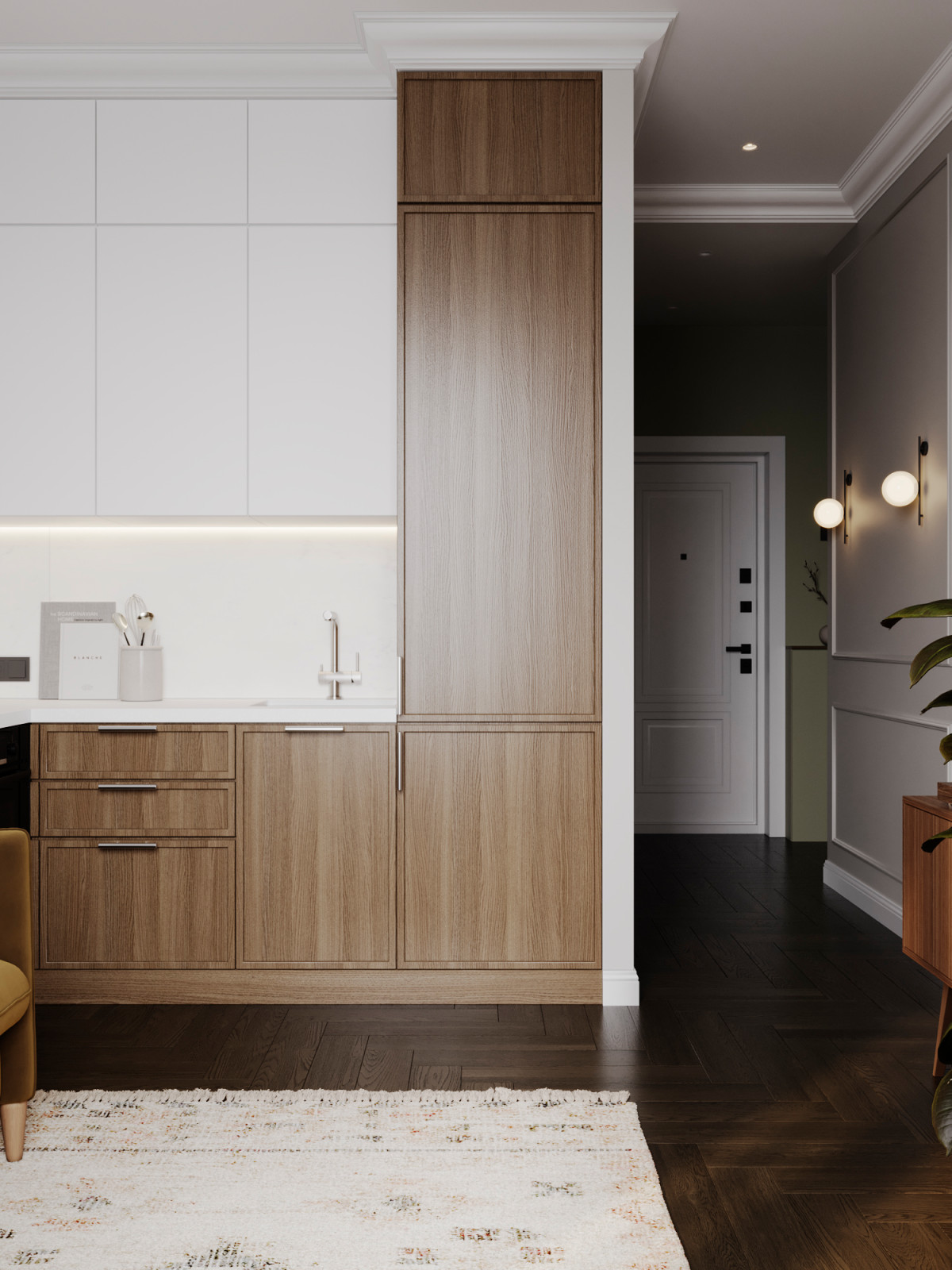 Уютный интерьер в ЖК Западный Порт