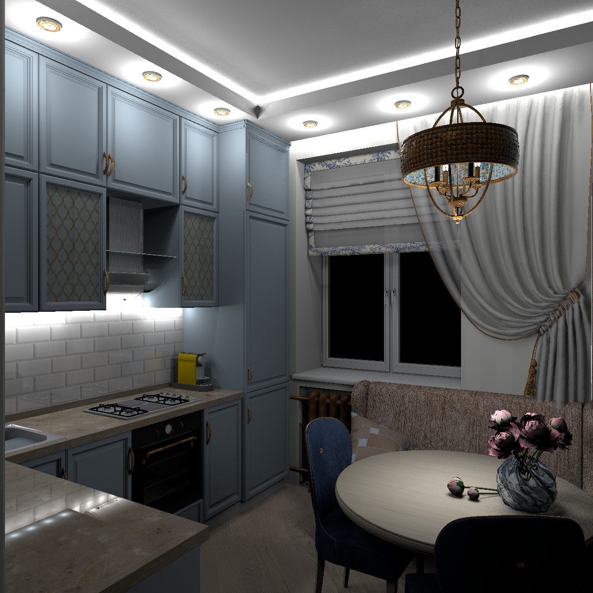 Переделка двухкомнатной квартиры на Большой Марьинской