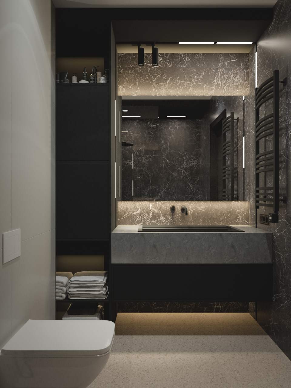 Двухкомнатная элитная квартира в итальянском стиле