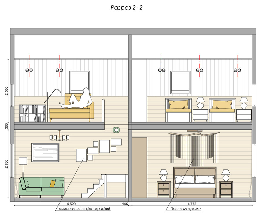 Дача с мансардным этажом
