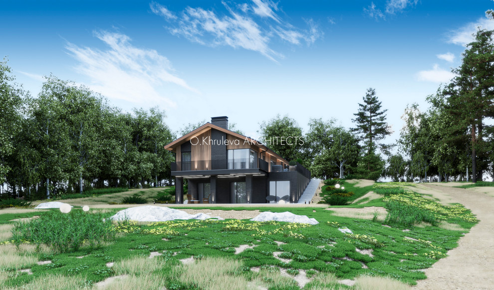 Дом на склоне