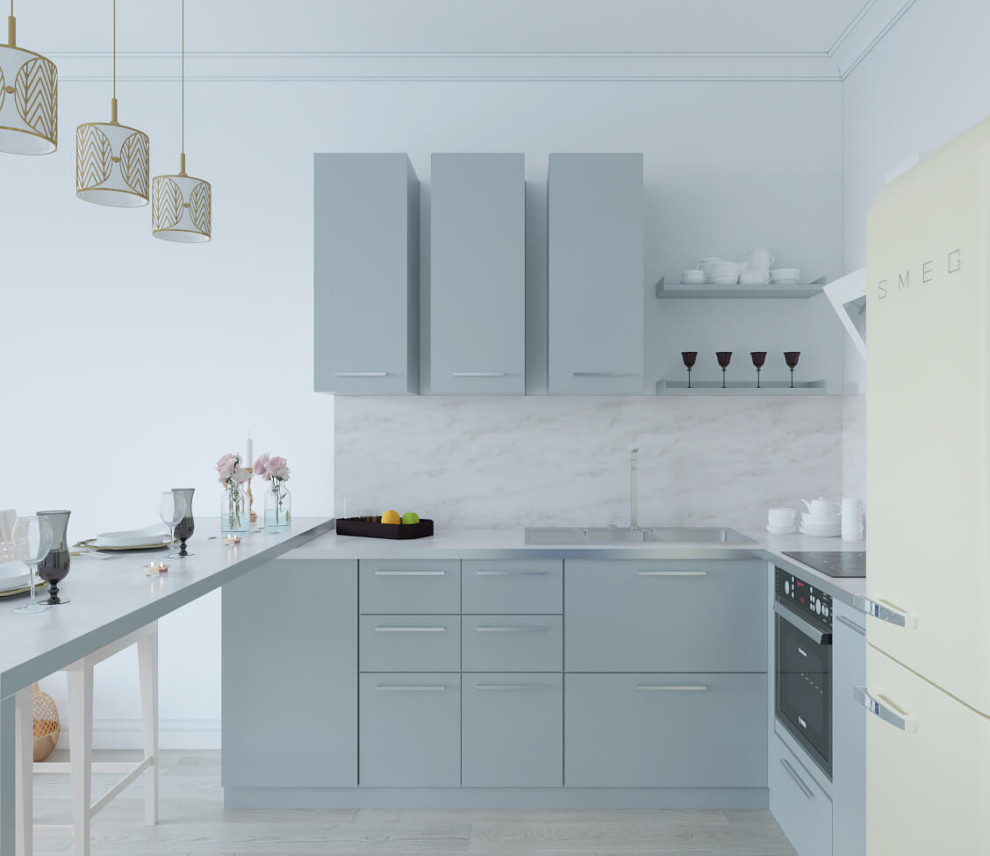 Планировка кухни в апартаментах