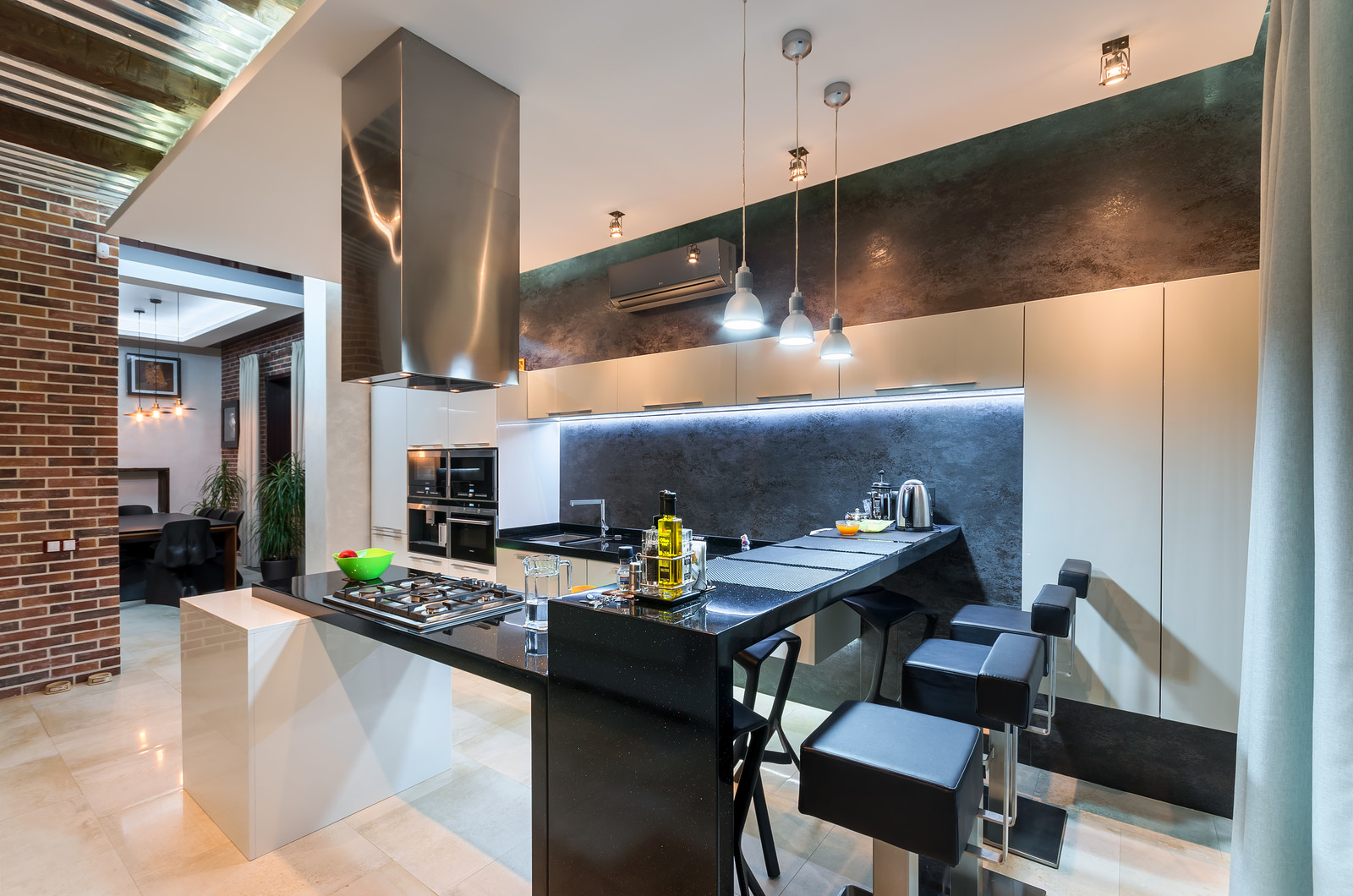 Дизайн коттеджа в стиле лофт