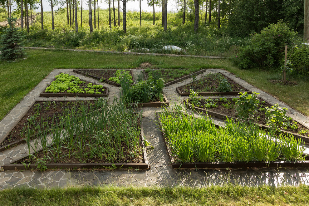 Ландшафт участка загородного дома (Маткачи)