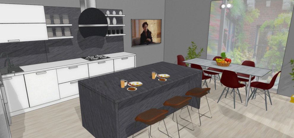 Кухня с островом