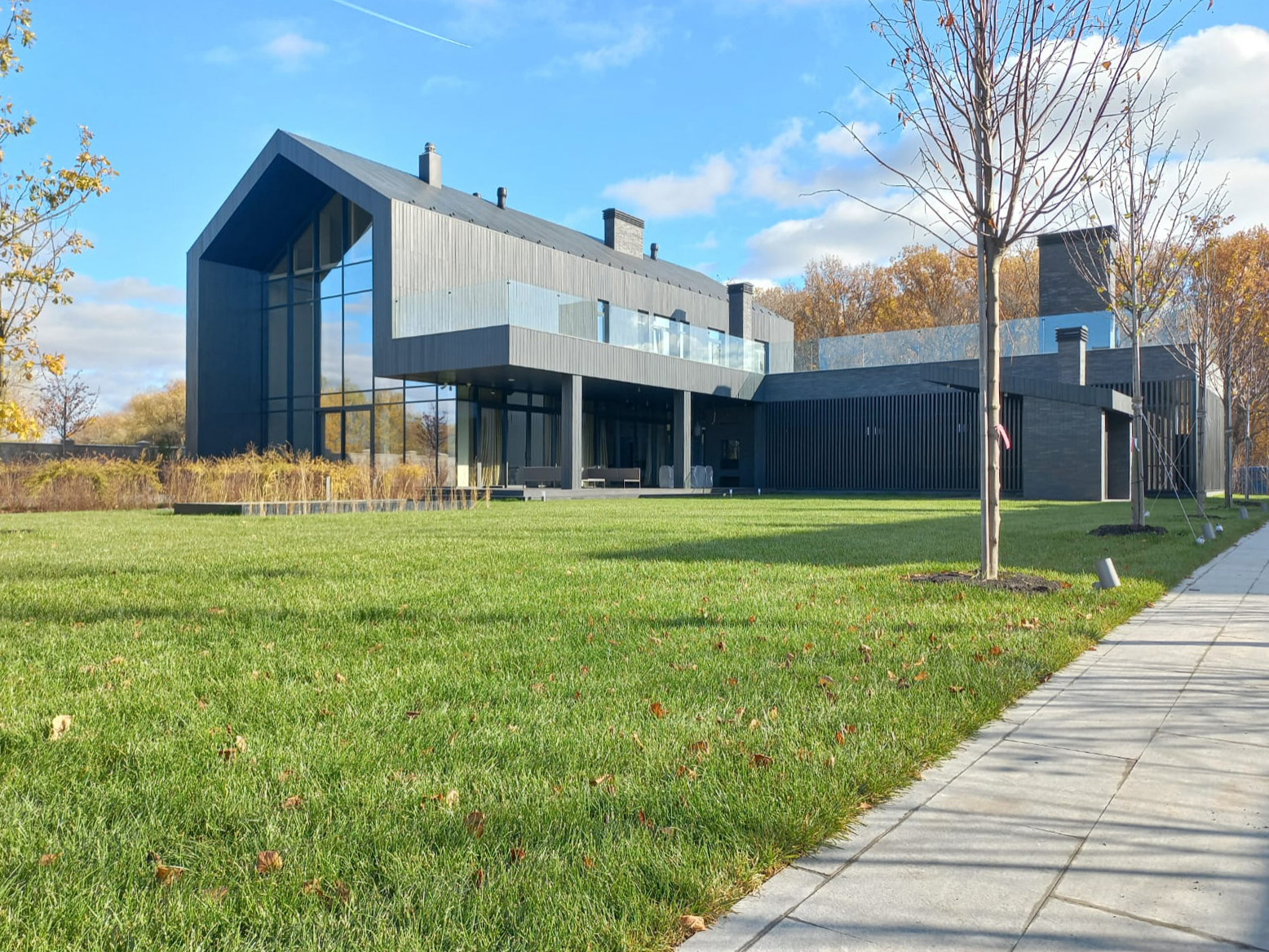 Landscape design of the territory (Voronezh region)